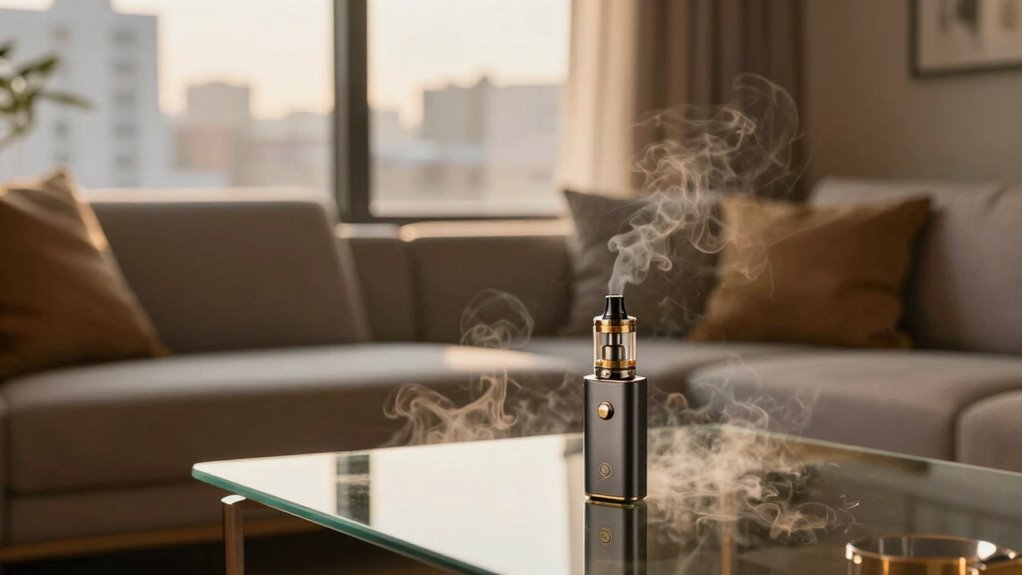 indoor vaping pollutes air