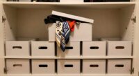 inefficient closet organization technique