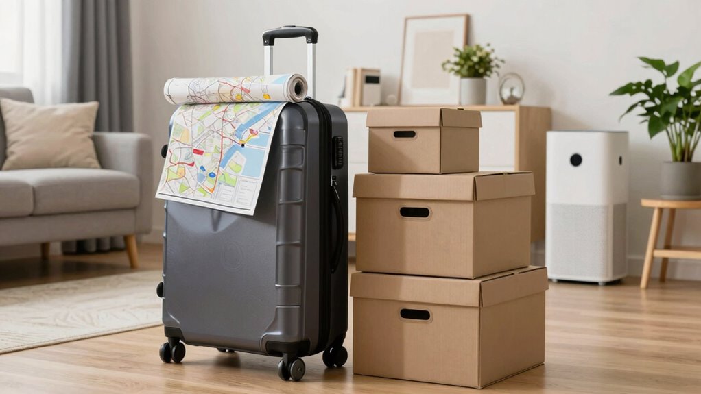 integrated home travel storage