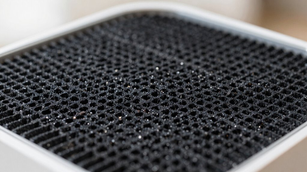 microscopic sponge pore structure