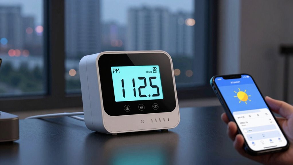 monitoring air particle quality