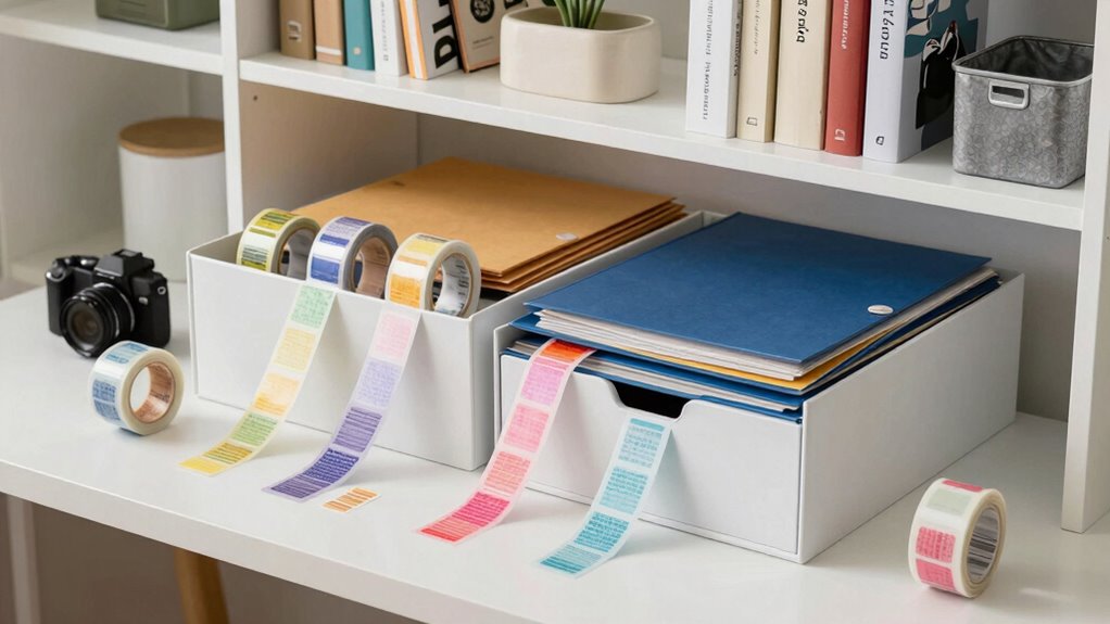 organize with label makers