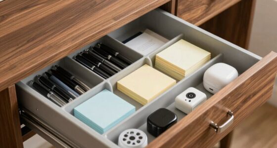 organized storage enhances efficiency