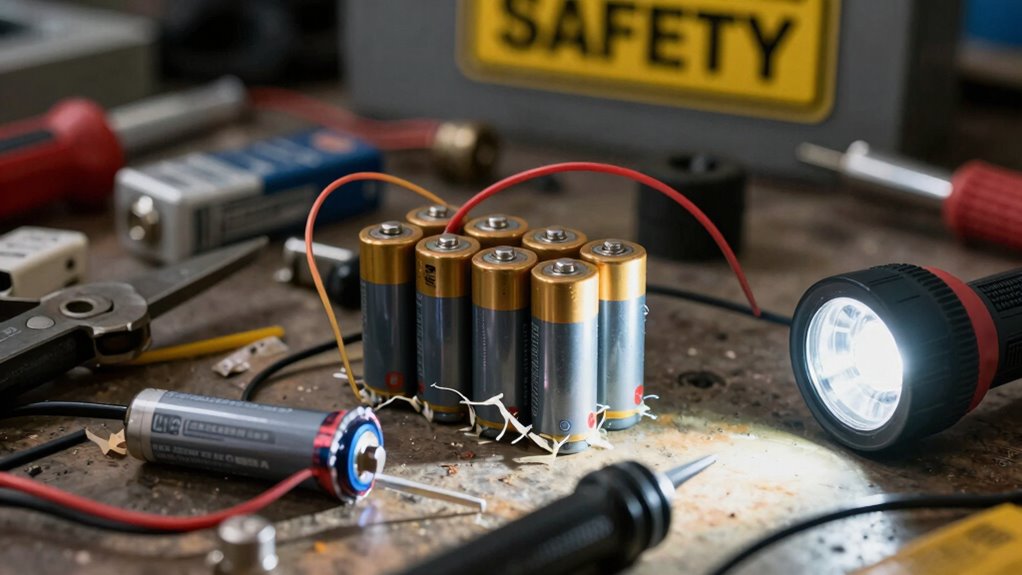 safe battery handling and storage