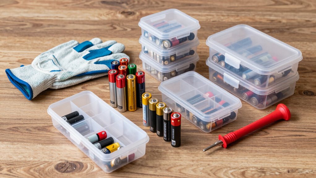 safe organized battery storage