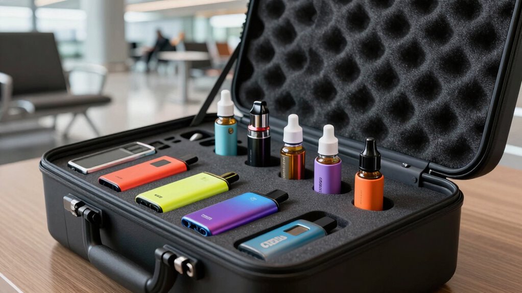 secure organized vaping travel