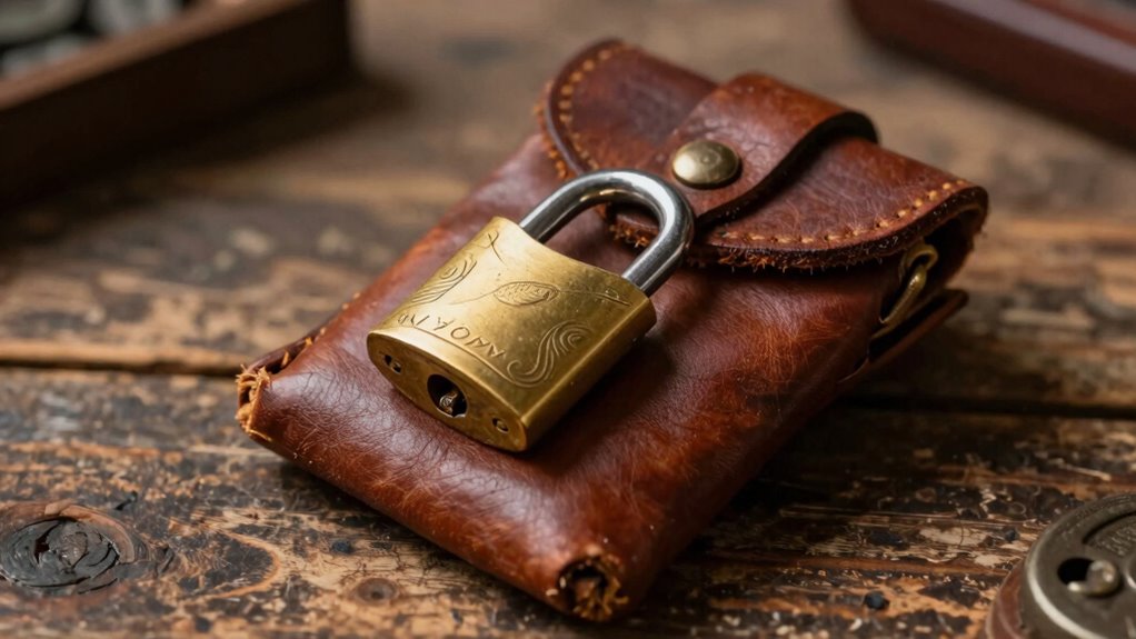 secure small storage pouch