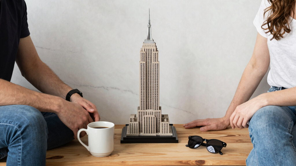 Couple On Empire State Building